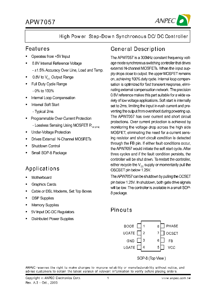 APW7057_242133.PDF Datasheet