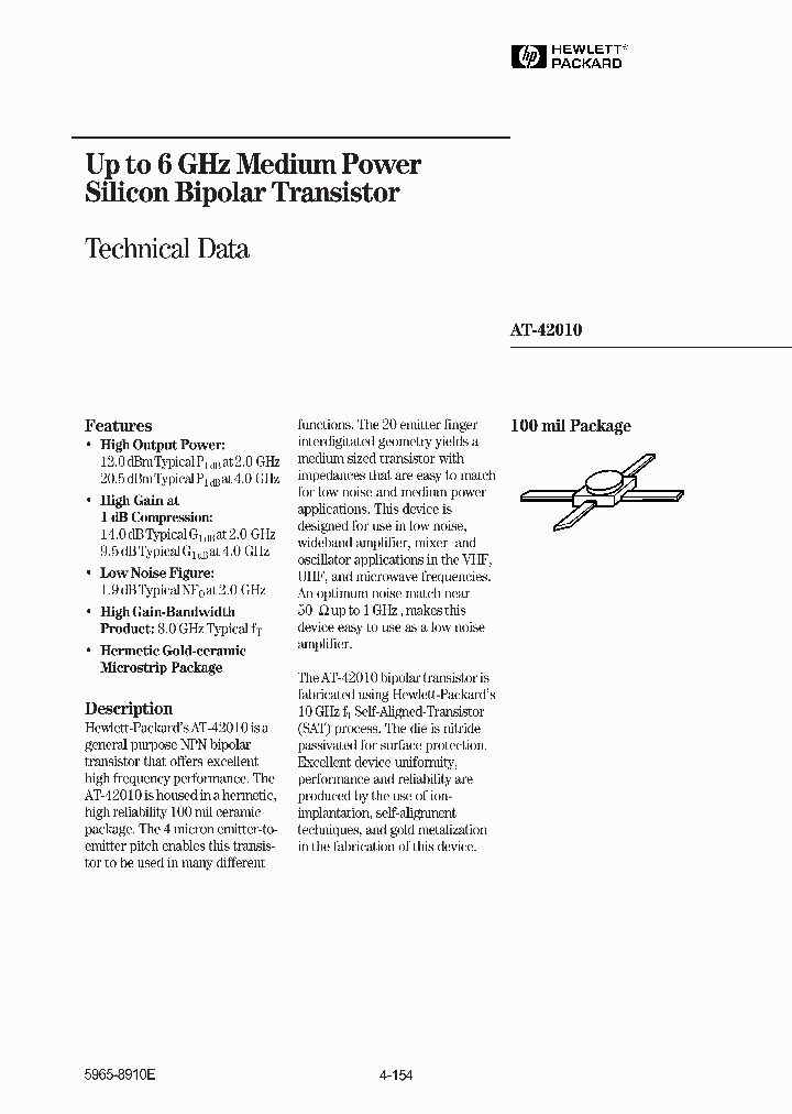 AT-42010_244912.PDF Datasheet