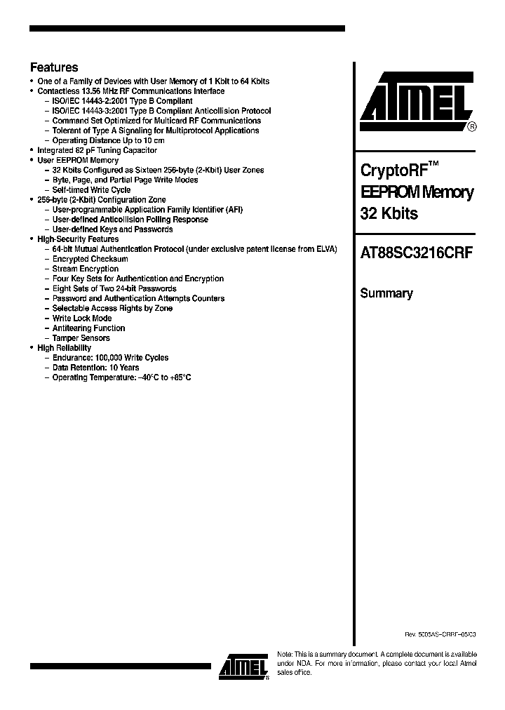 AT88SC3216CRF_200676.PDF Datasheet