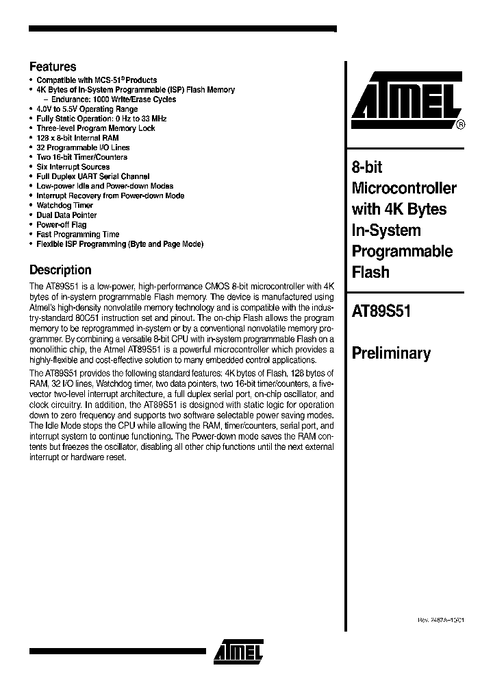 AT89S51NBSP_273301.PDF Datasheet
