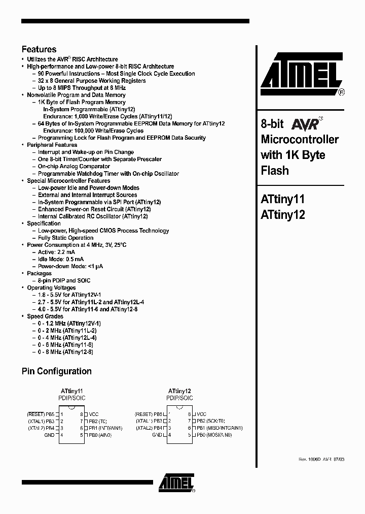 ATTINY11_68993.PDF Datasheet