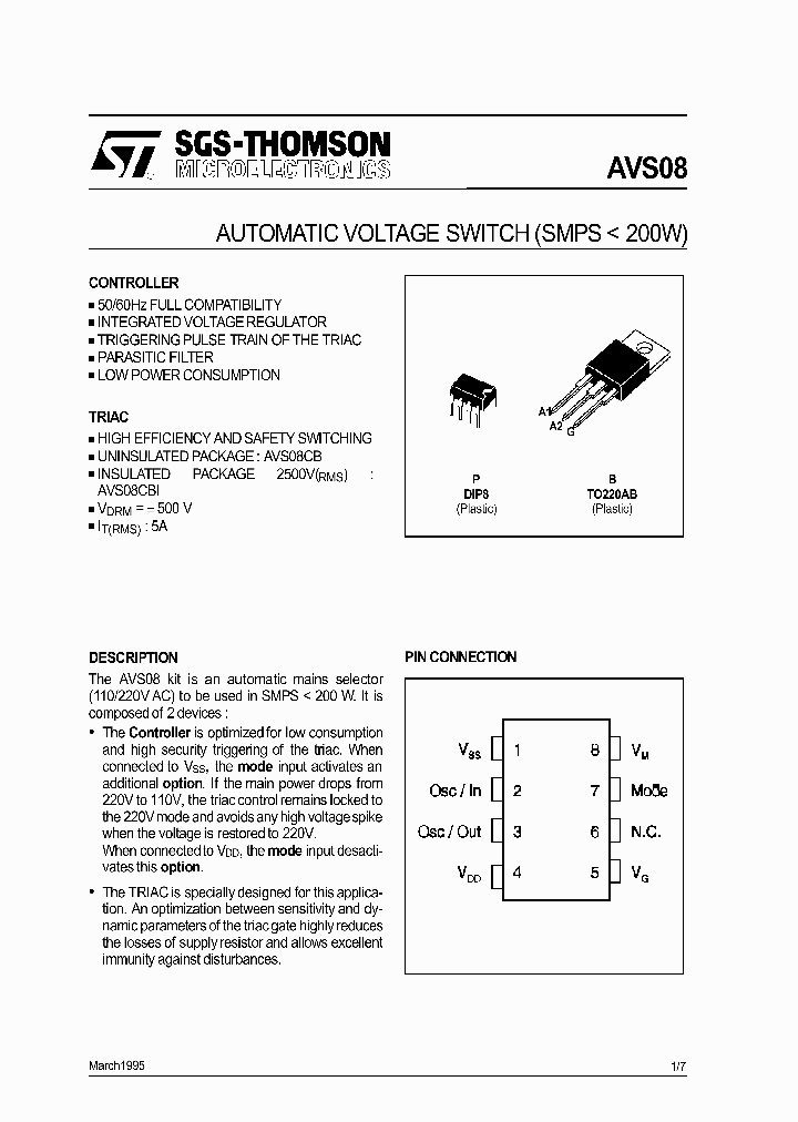 AVS08_53895.PDF Datasheet