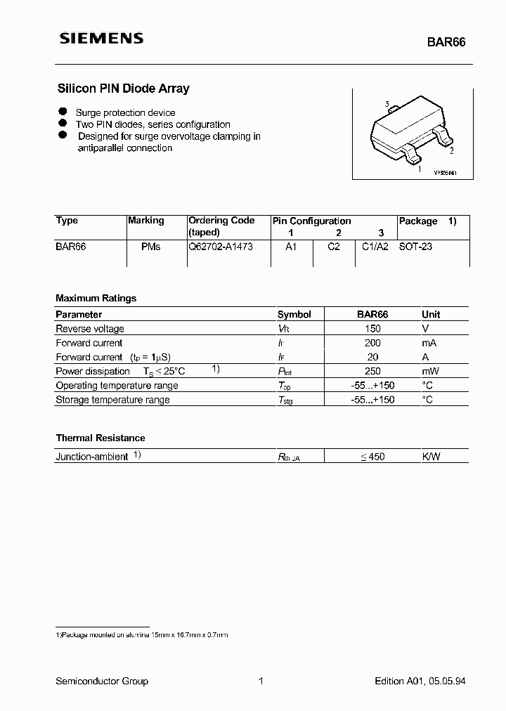 BAR66_261790.PDF Datasheet