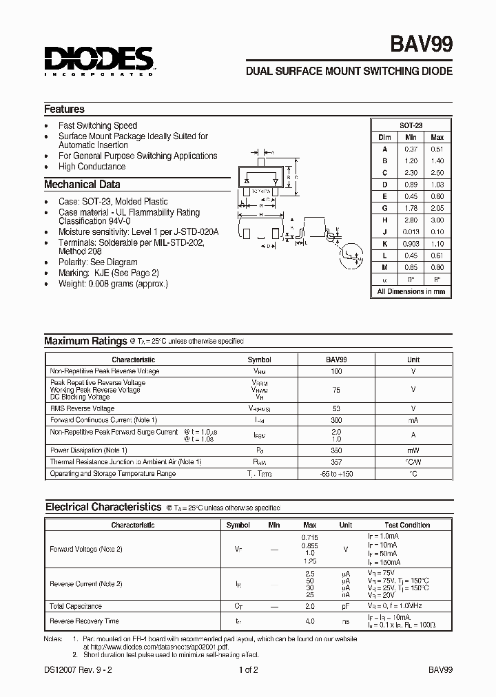 BAV99-7_245848.PDF Datasheet