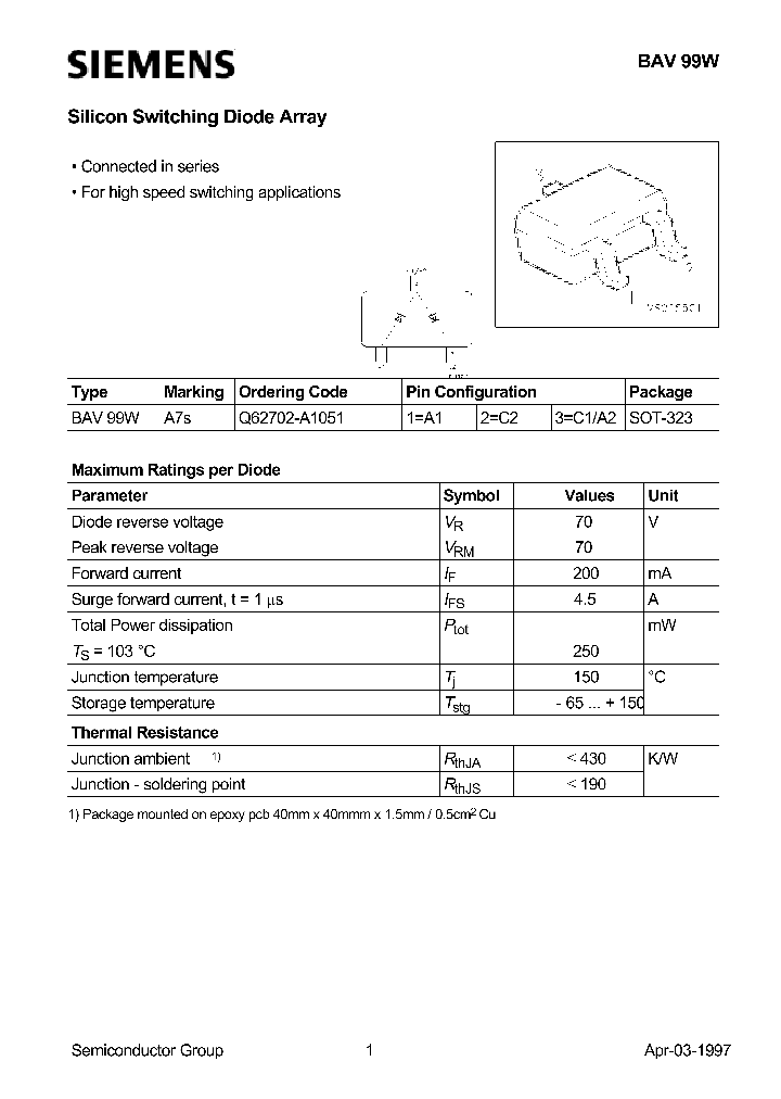 BAV99W_276051.PDF Datasheet