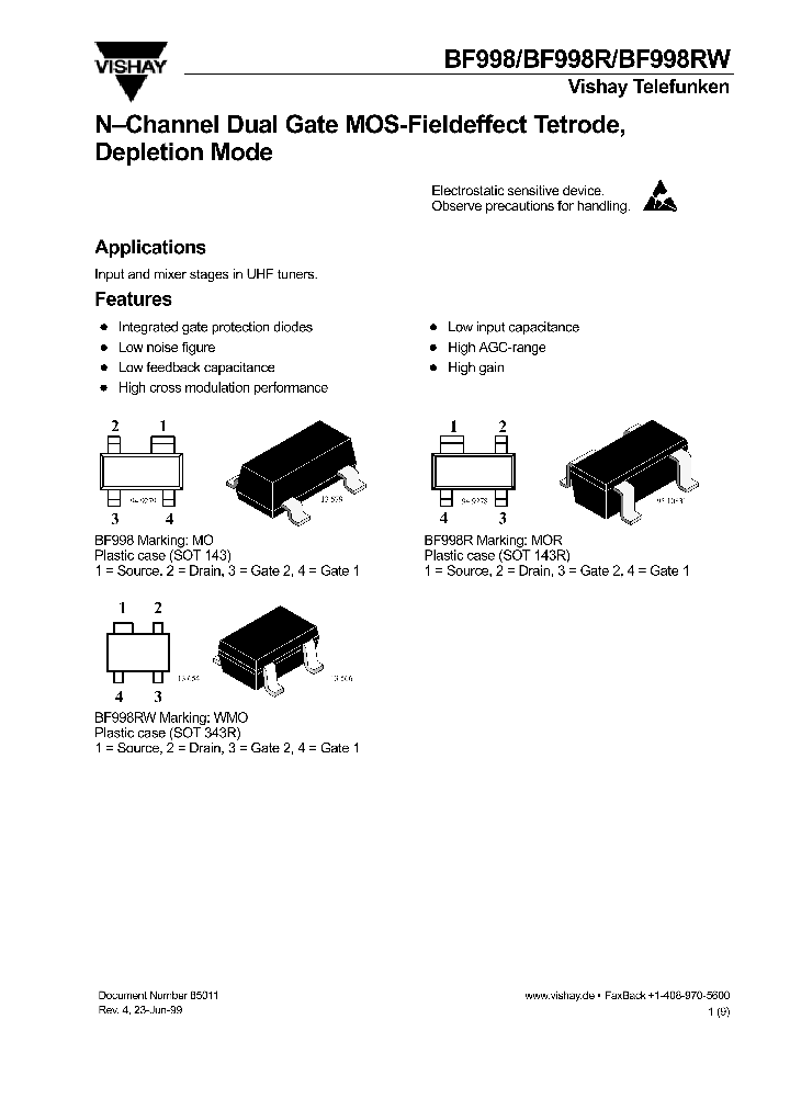 BF998A_164226.PDF Datasheet