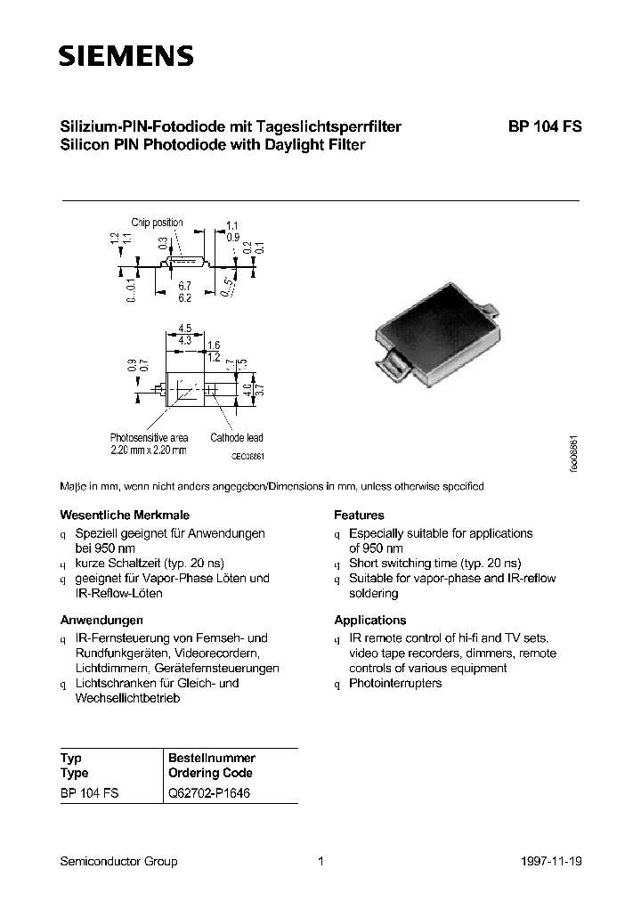 BP104FS_292381.PDF Datasheet
