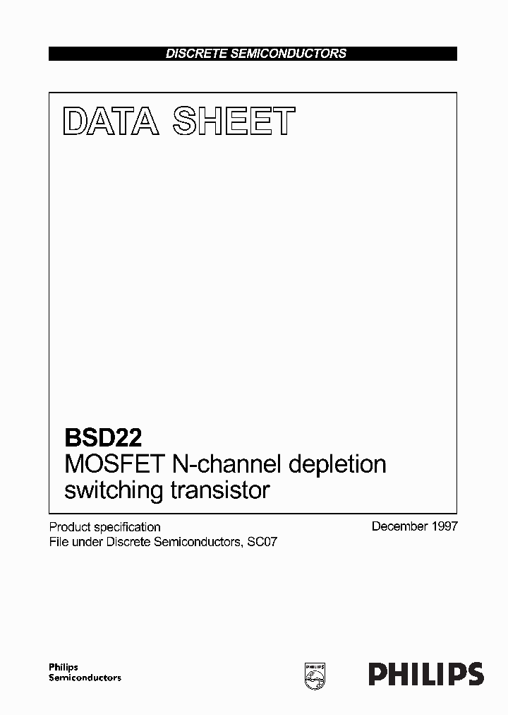BSD22_304923.PDF Datasheet