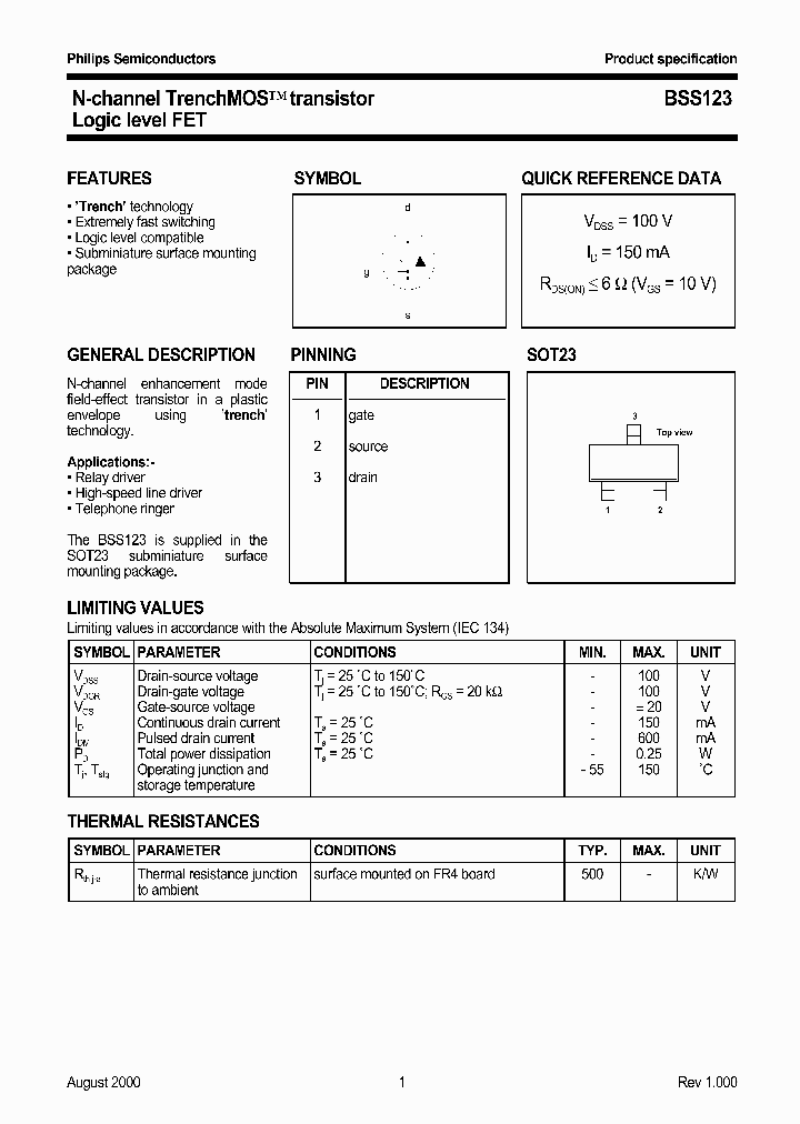 BSS123_278726.PDF Datasheet
