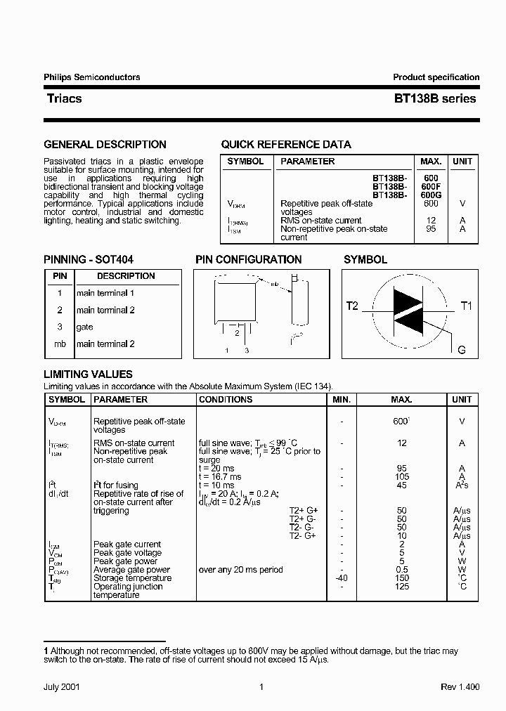 BT138BSERIES_210377.PDF Datasheet