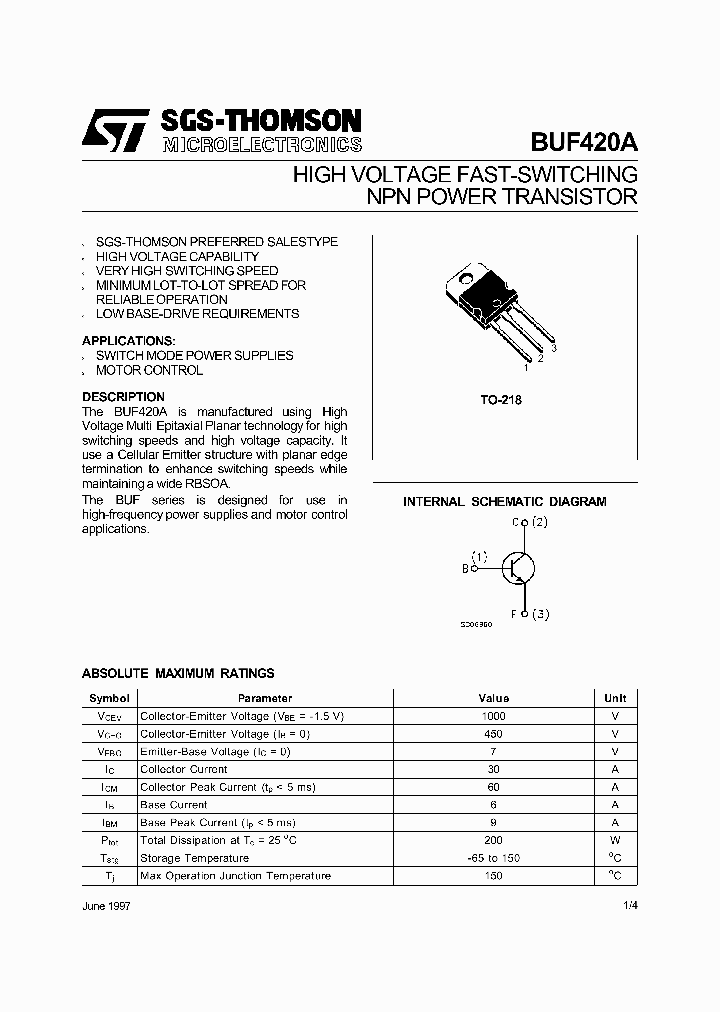 BUF420A_276498.PDF Datasheet