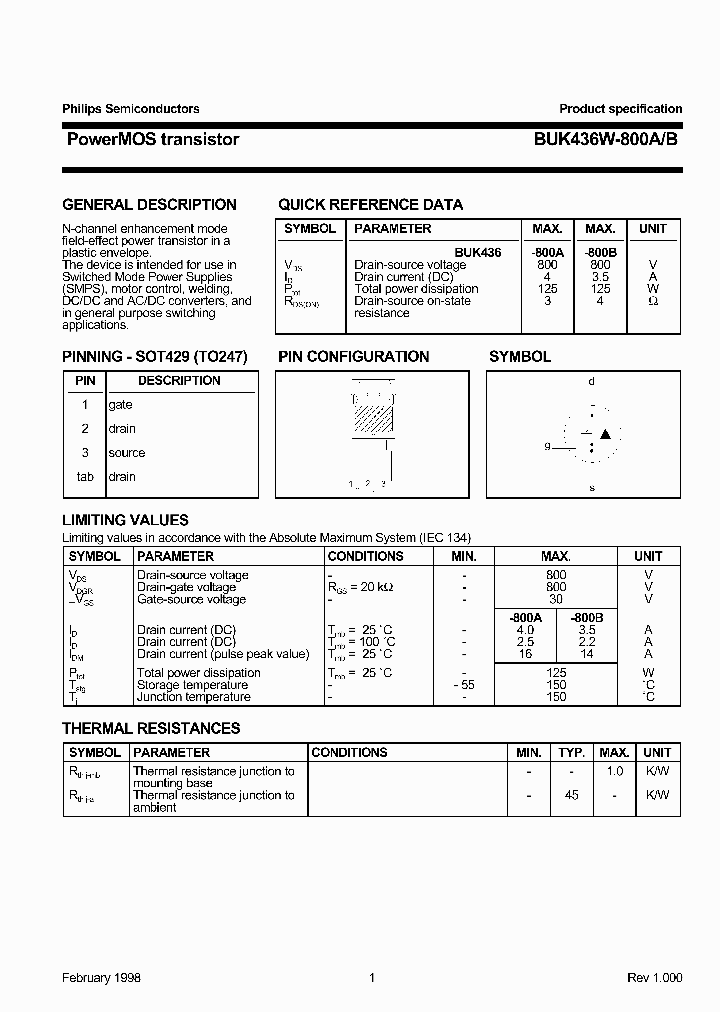 BUK436-800B_246059.PDF Datasheet