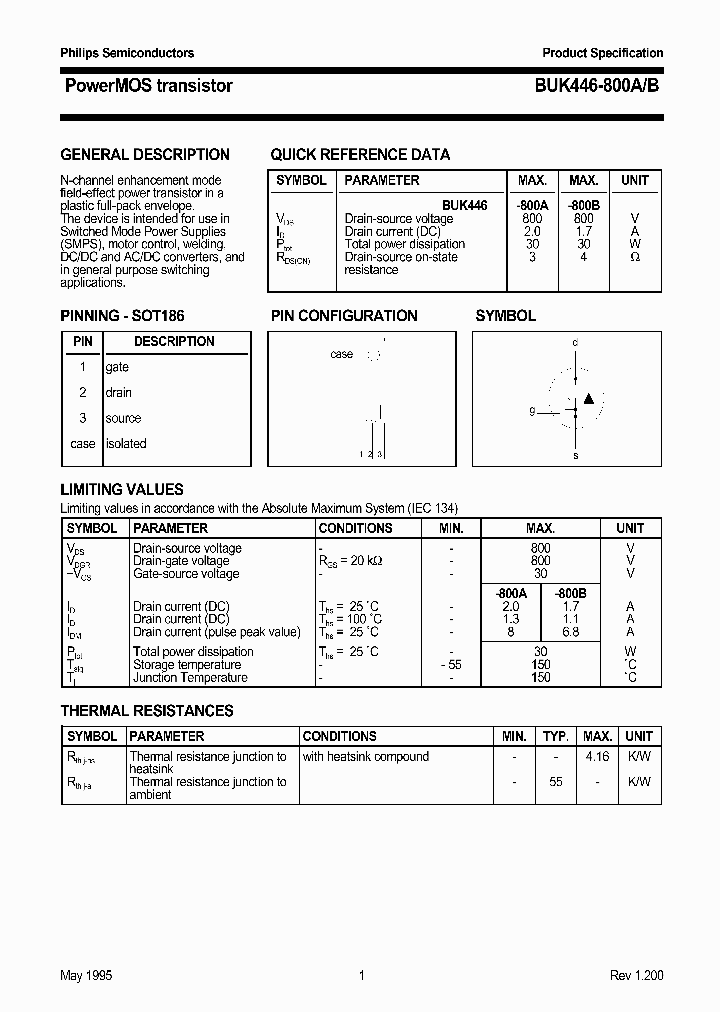 BUK446-800A_246048.PDF Datasheet