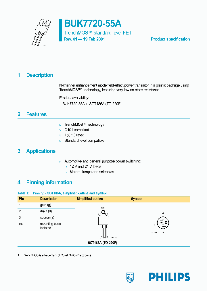 BUK7720-55A_296520.PDF Datasheet