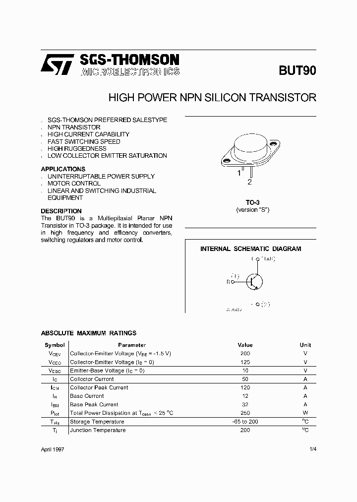 BUT90_242014.PDF Datasheet