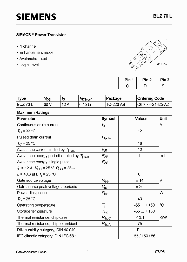 BUZ70L_208545.PDF Datasheet