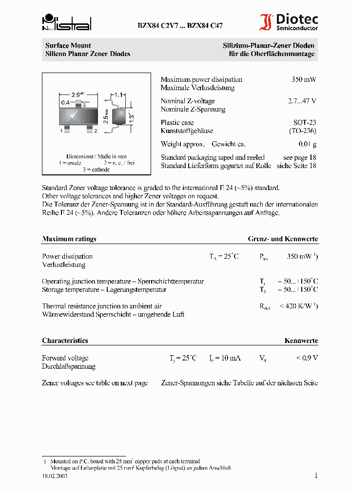 BZX84C4V7_200183.PDF Datasheet