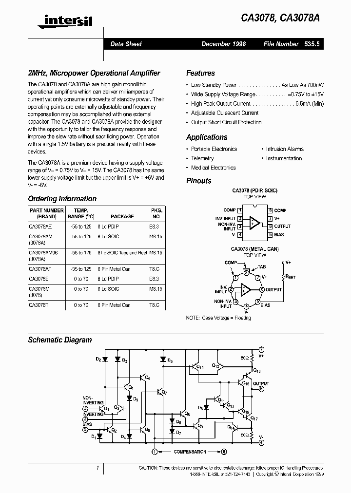 CA3078_183069.PDF Datasheet