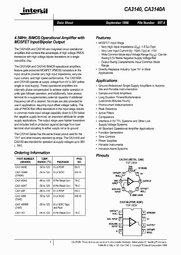 CA3140_145740.PDF Datasheet