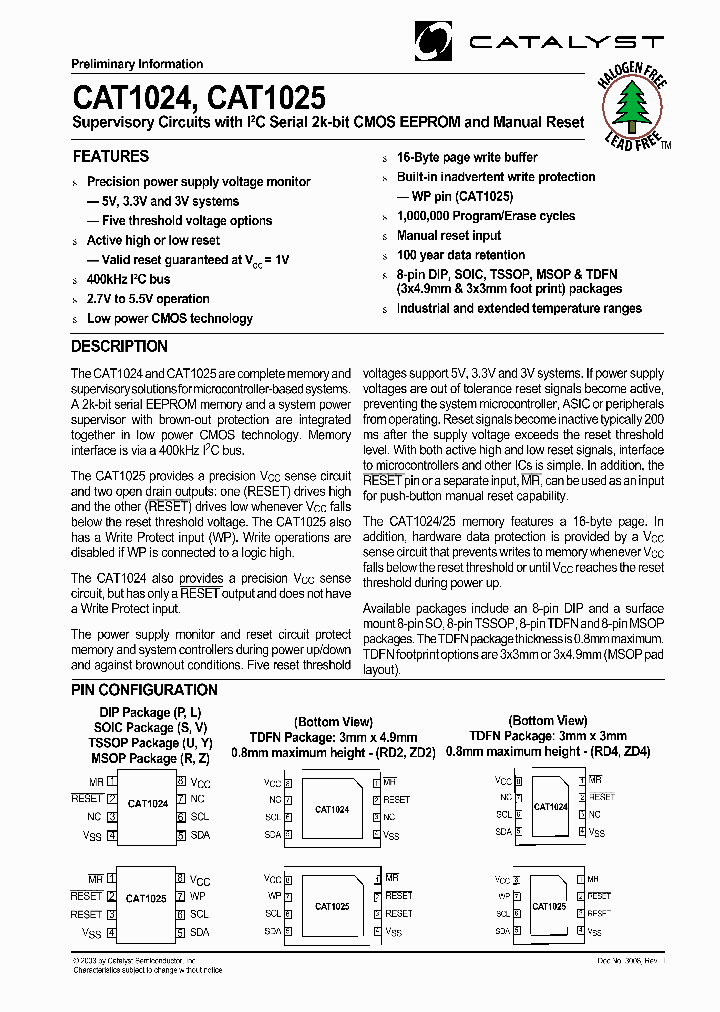 CAT1025_201483.PDF Datasheet