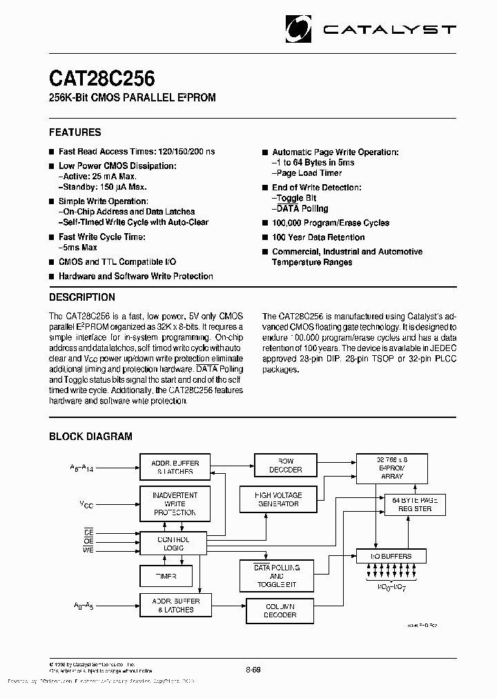 CAT28C256P-20_203358.PDF Datasheet