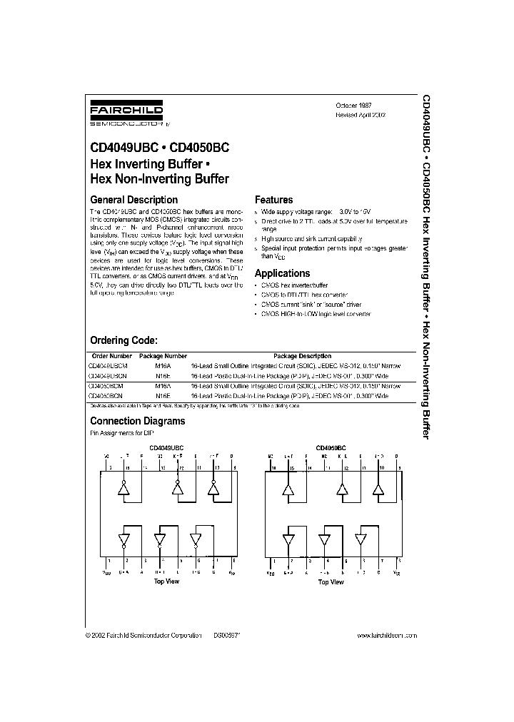 CD4049UBC_285137.PDF Datasheet