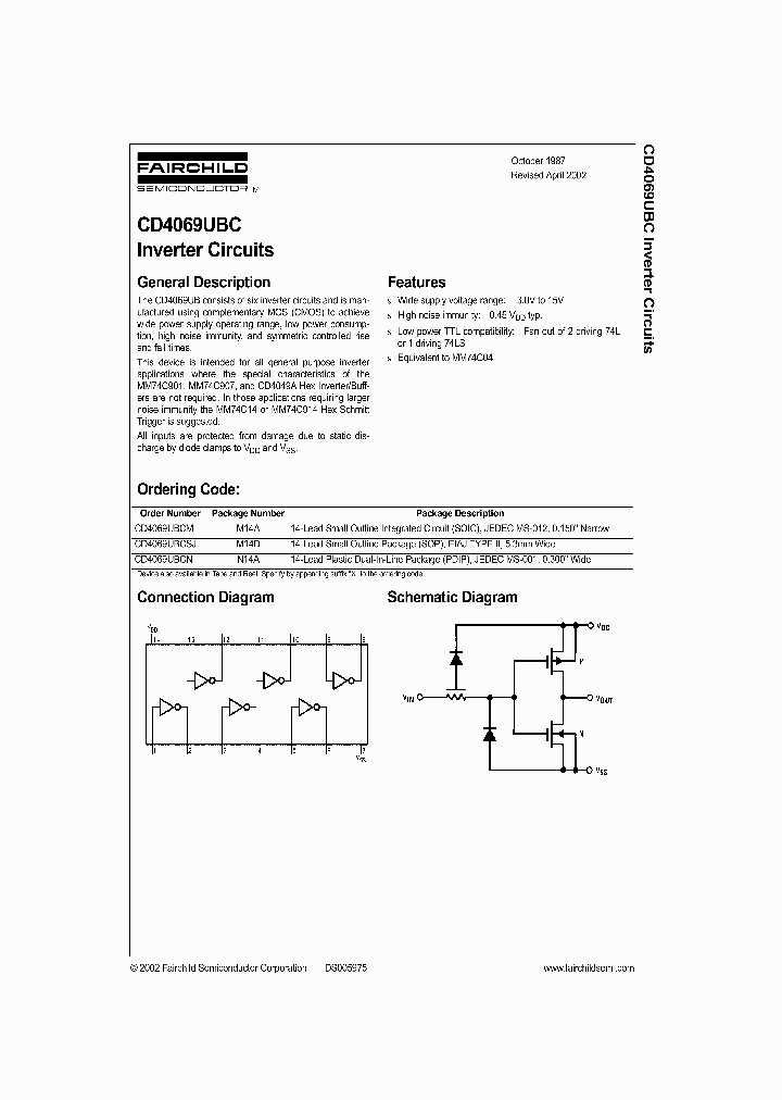 CD4069UBC_266316.PDF Datasheet