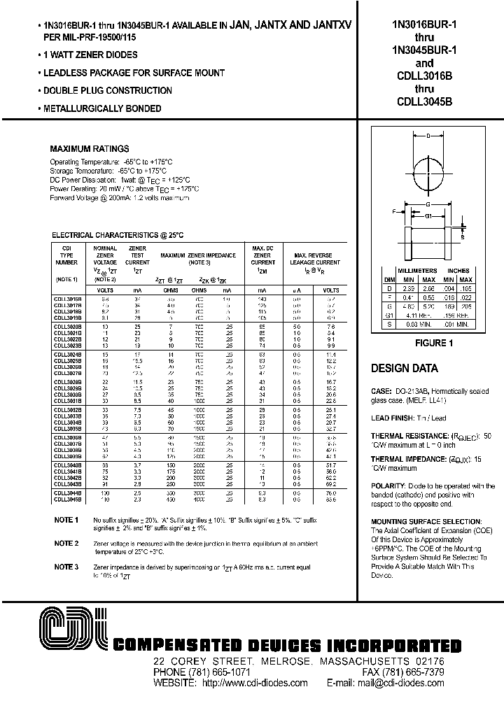 CDLL3030B_165544.PDF Datasheet