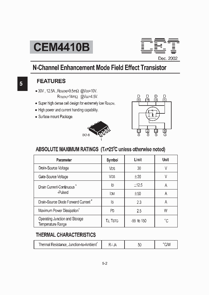 CEM4410B_199964.PDF Datasheet