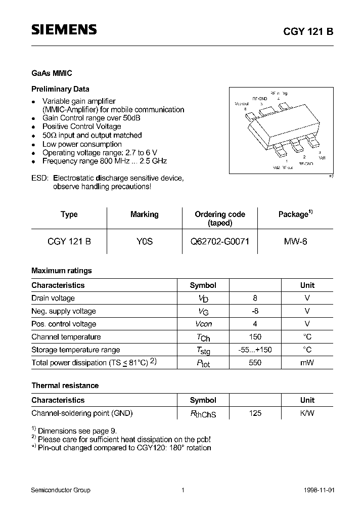 CGY121B_282491.PDF Datasheet