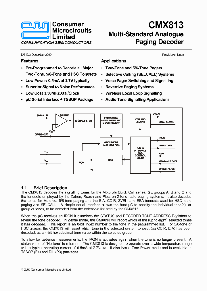 CMX813_262918.PDF Datasheet