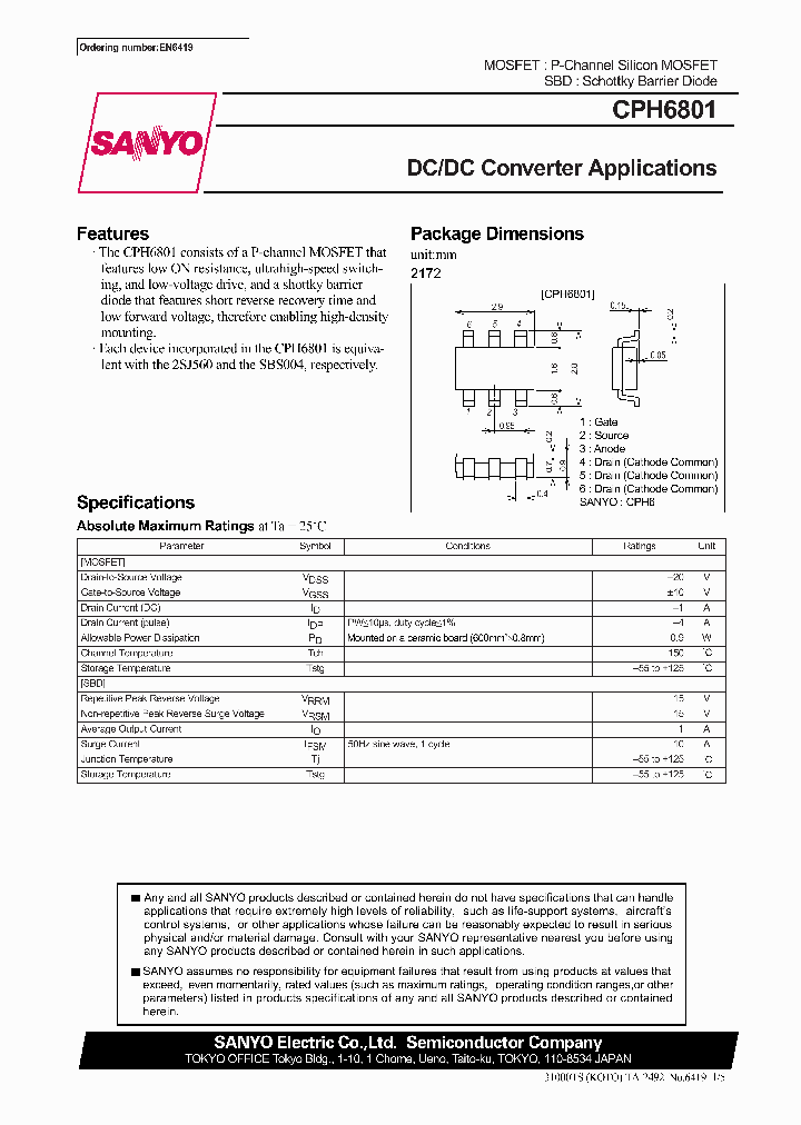 CPH6801_277837.PDF Datasheet