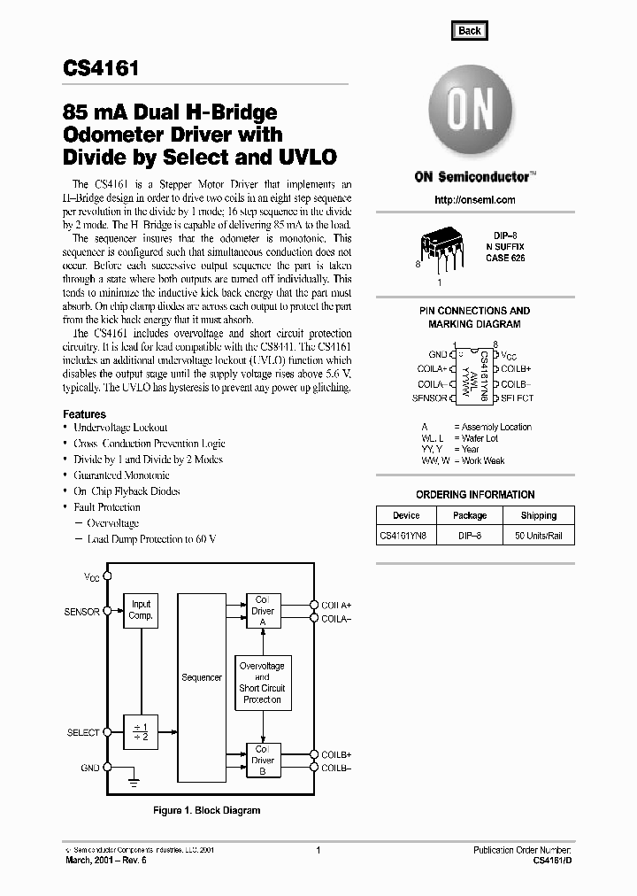 CS4161_284693.PDF Datasheet