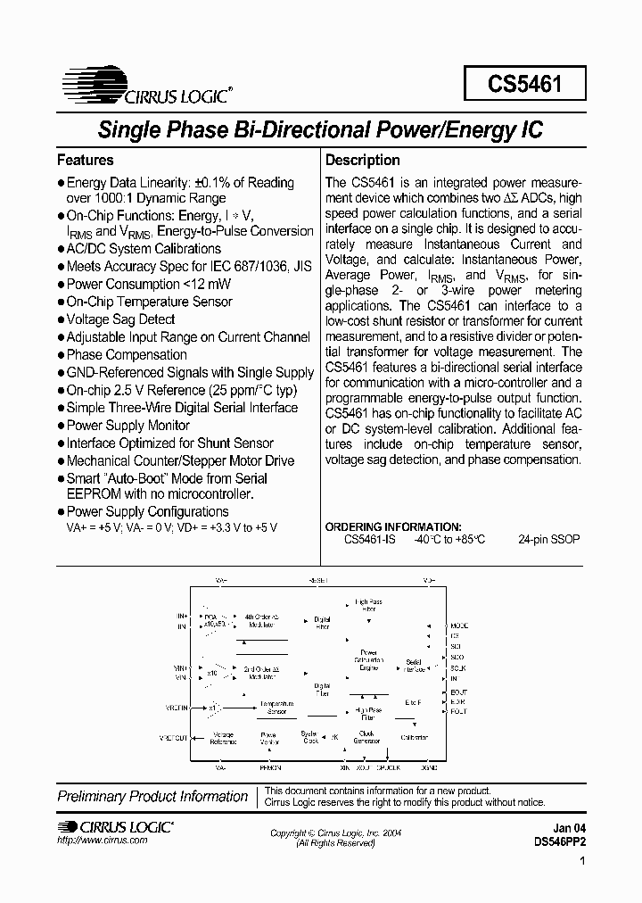 CS5461_201637.PDF Datasheet