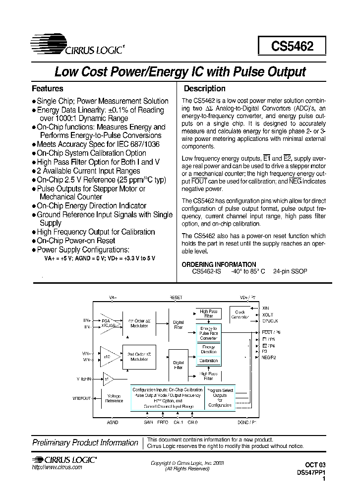 CS5462_237081.PDF Datasheet