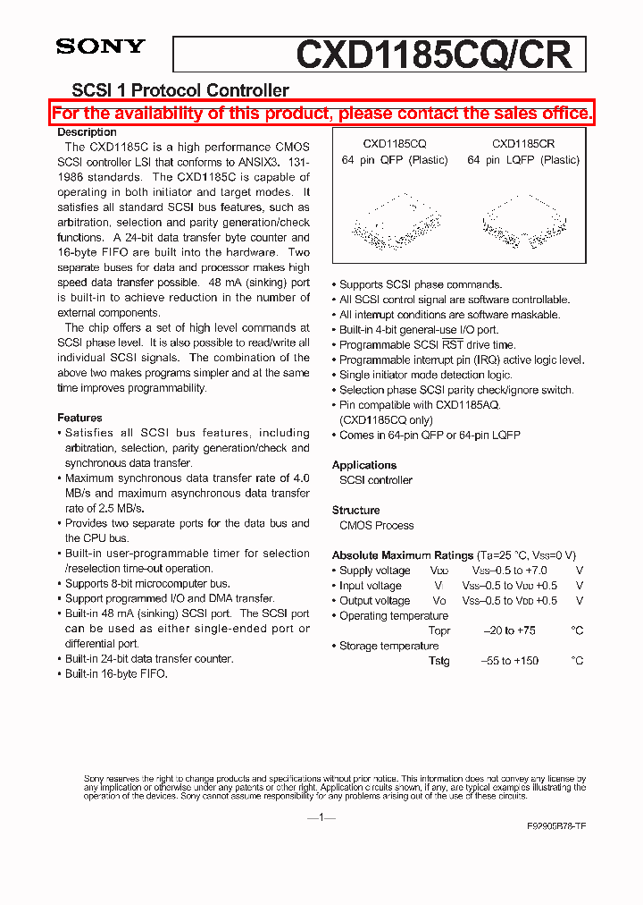CXD1185CQ_138023.PDF Datasheet