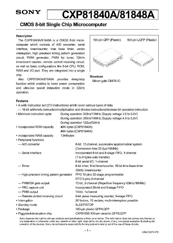 CXP81848A_201641.PDF Datasheet