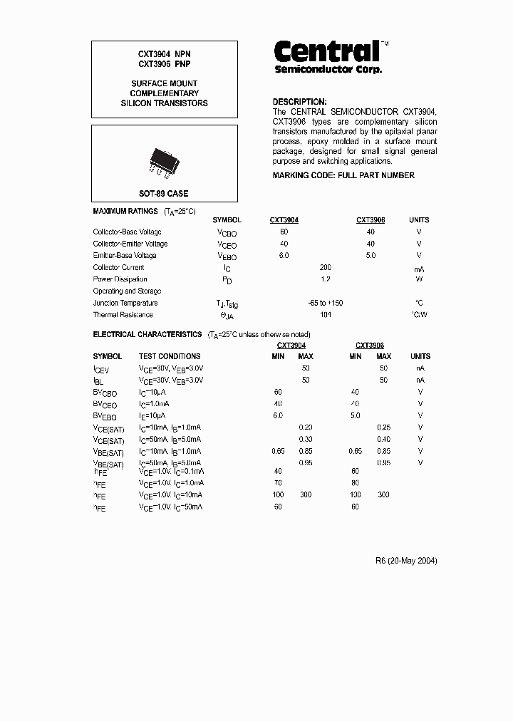 CXT3906PNP_269758.PDF Datasheet