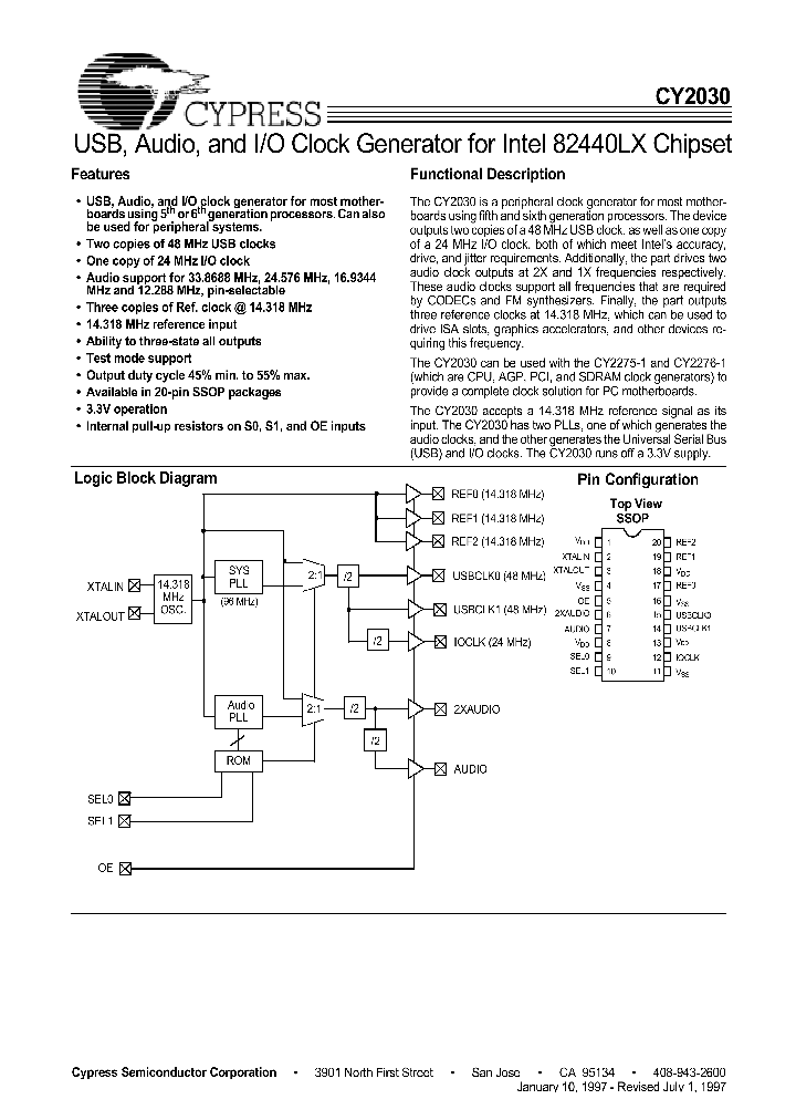 CY2030_241364.PDF Datasheet