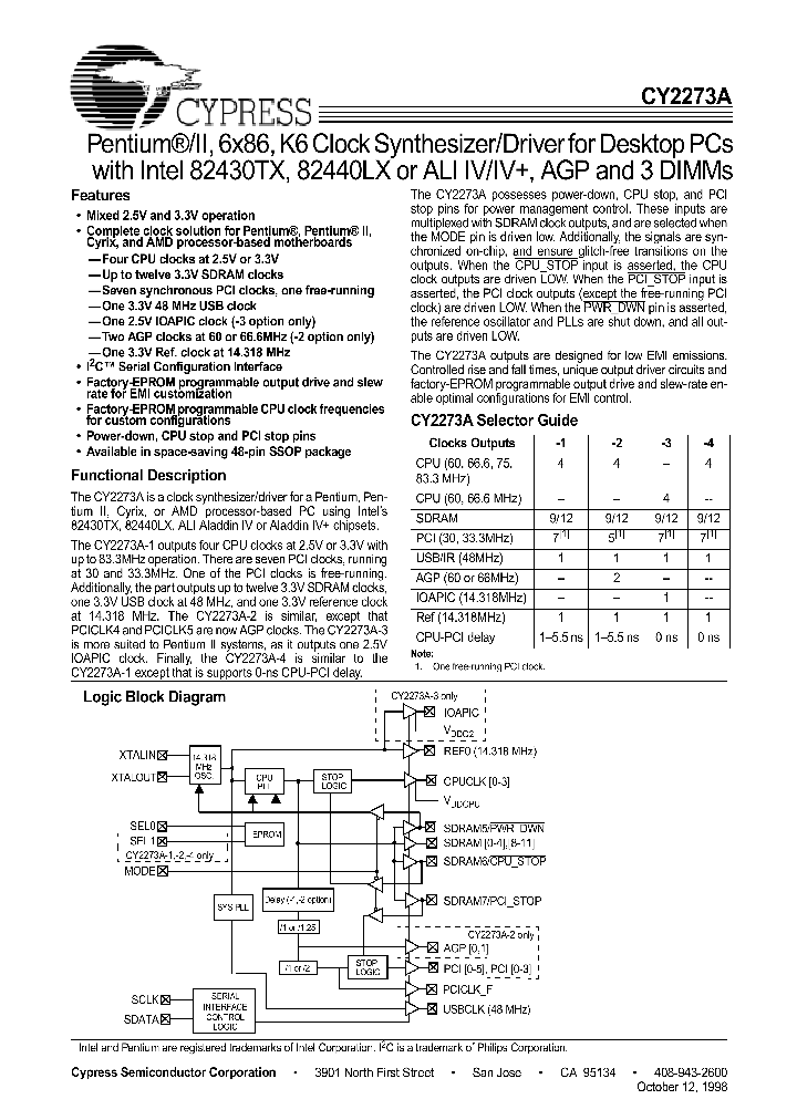 CY2273A_211769.PDF Datasheet
