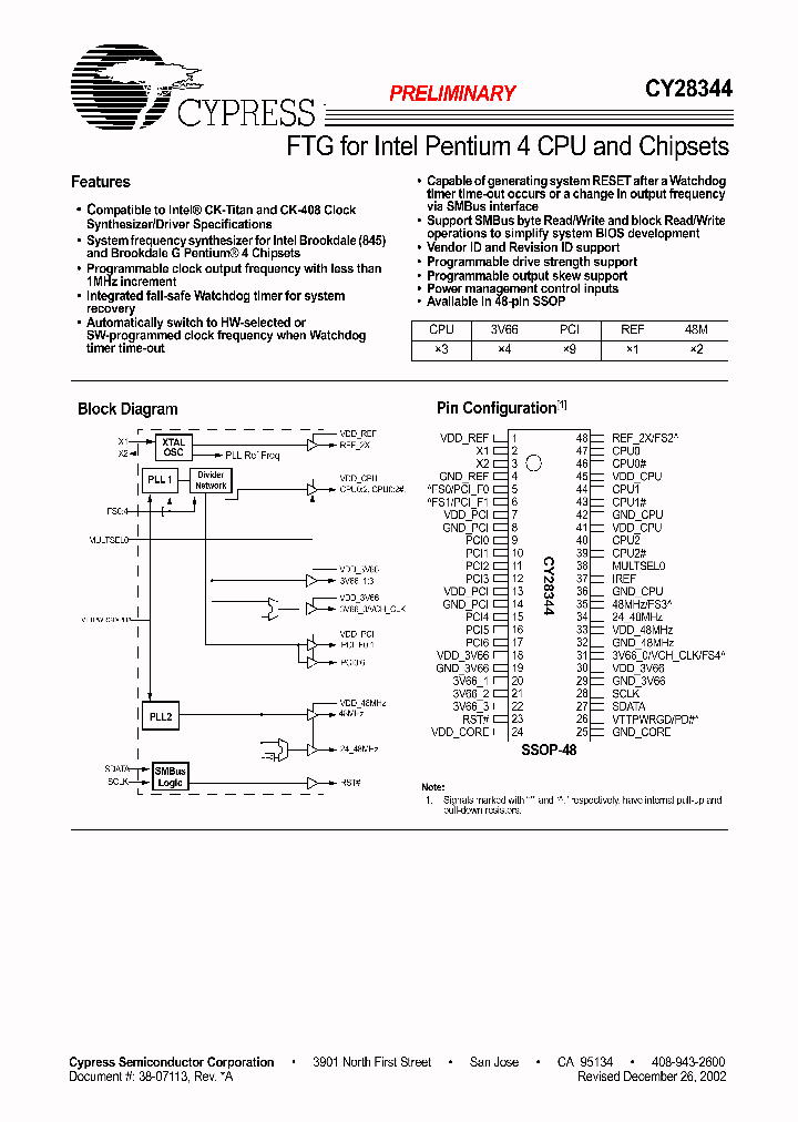 CY28344_220560.PDF Datasheet