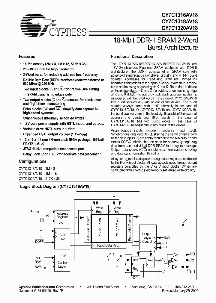 CY7C1316AV18_293040.PDF Datasheet