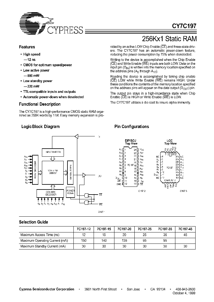 CY7C197_239958.PDF Datasheet