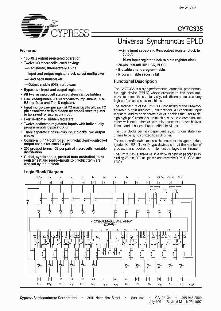 CY7C335_293512.PDF Datasheet