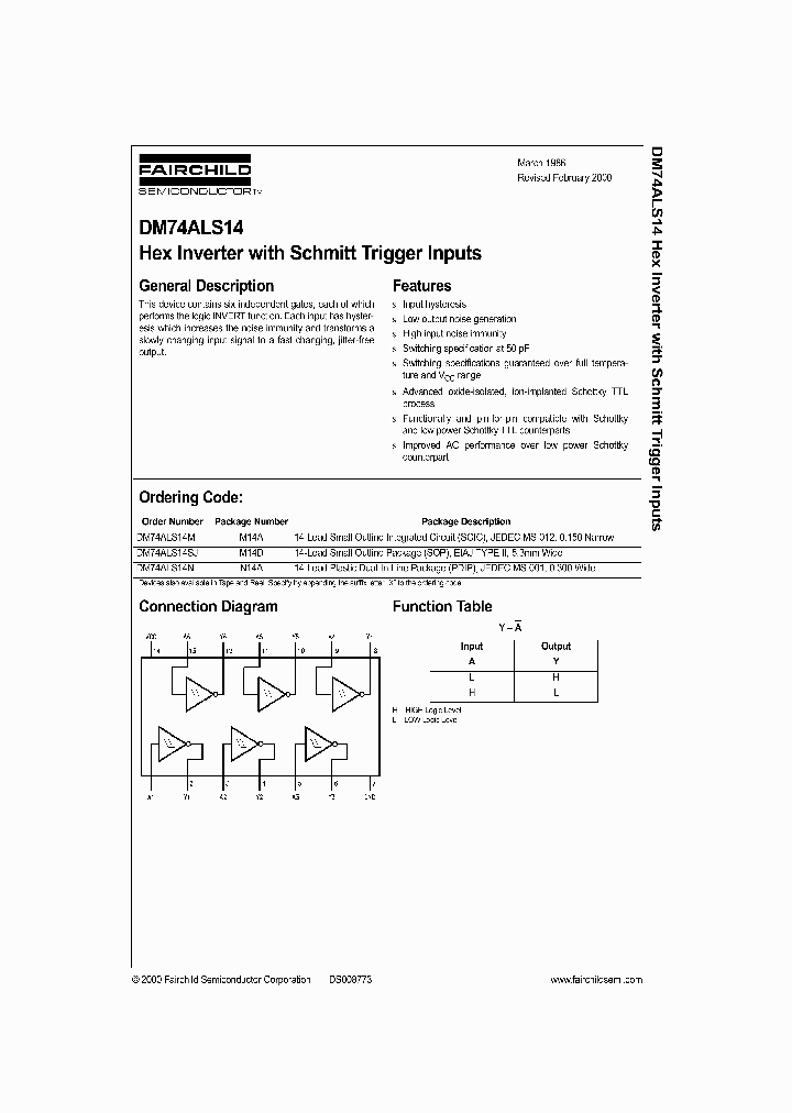 DM74ALS14_284365.PDF Datasheet