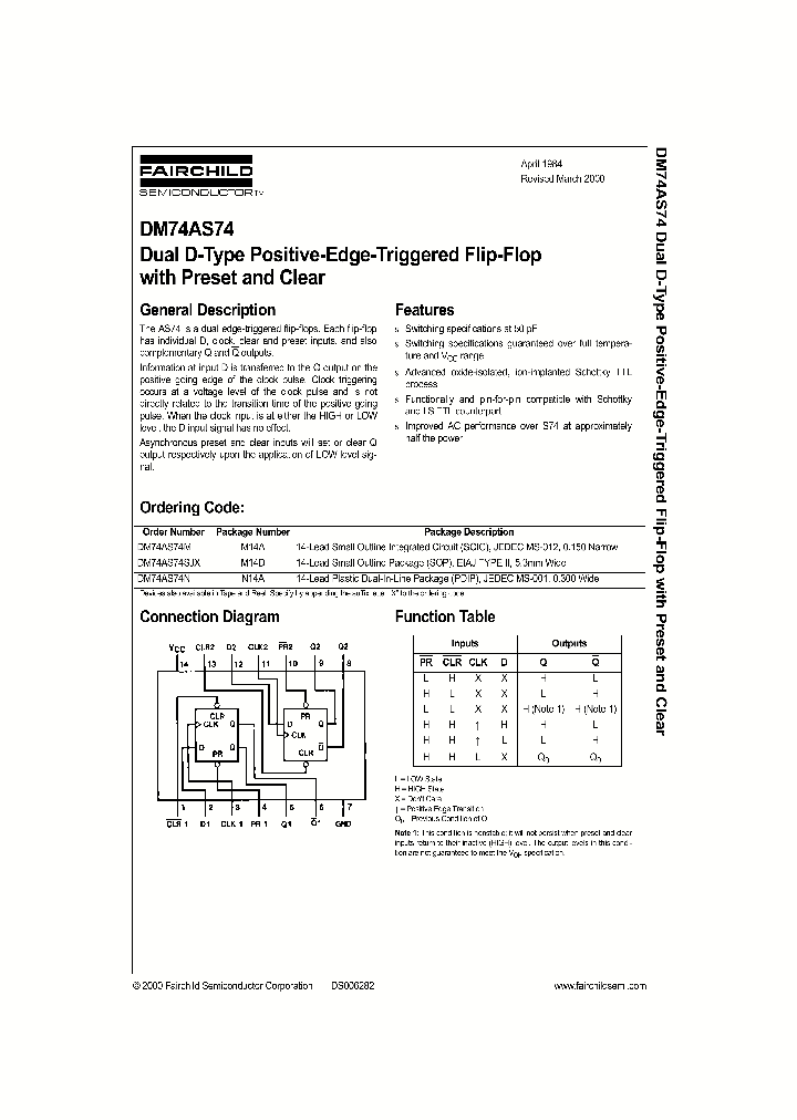 DM74AS74_205754.PDF Datasheet