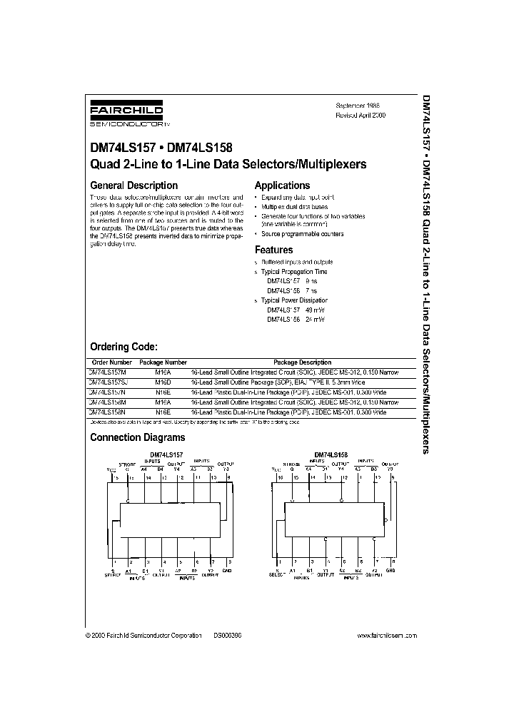 DM74LS158_293435.PDF Datasheet