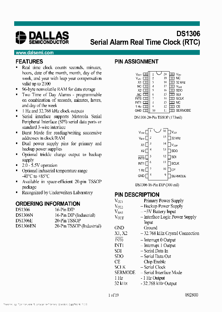 DS1306EN_202293.PDF Datasheet