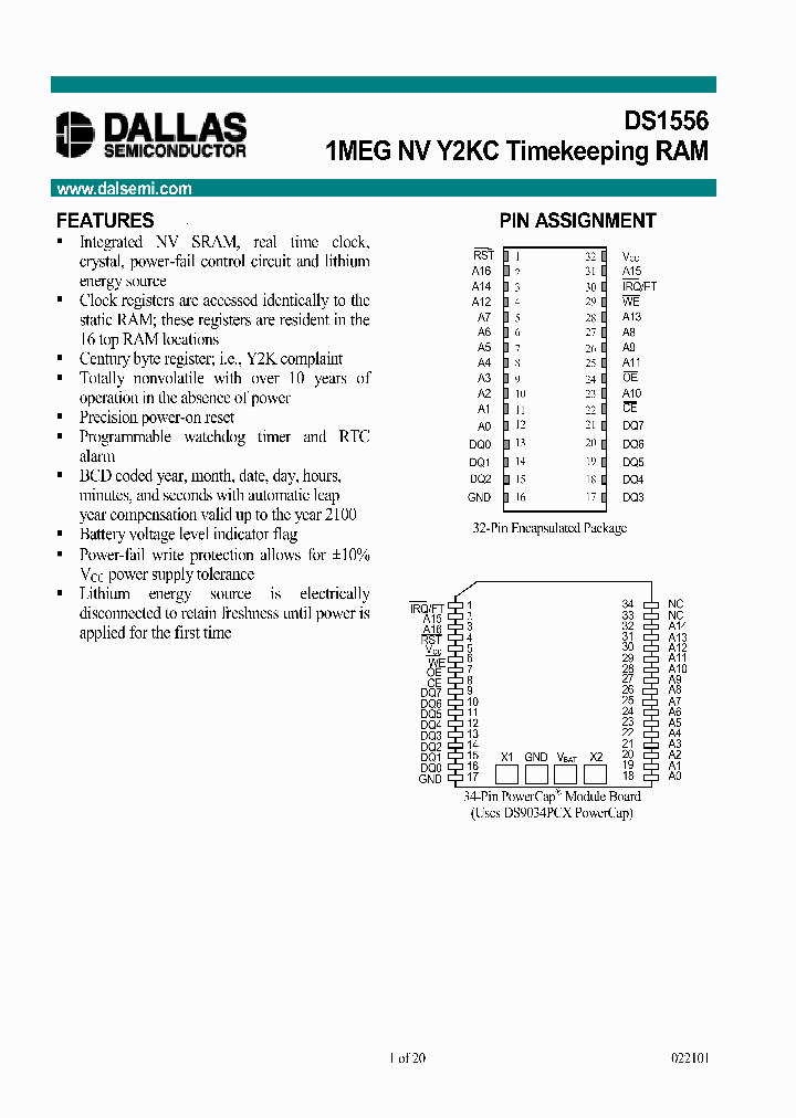DS1556P_266215.PDF Datasheet