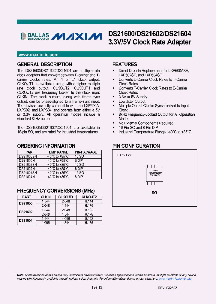 DS21604_207547.PDF Datasheet